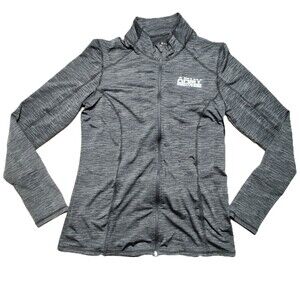 Army Performance Women’s XL Gray Full Zip Athletic Jacket Stretch